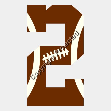 football numbers  3  Thumbnail