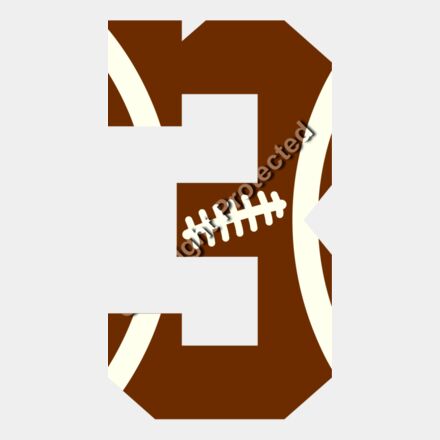 football numbers  4  Thumbnail