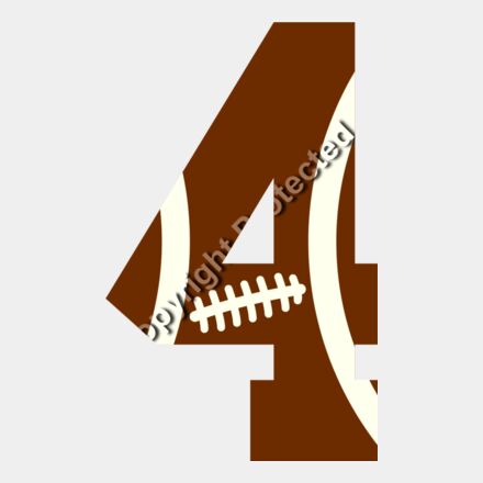 football numbers  5  Thumbnail