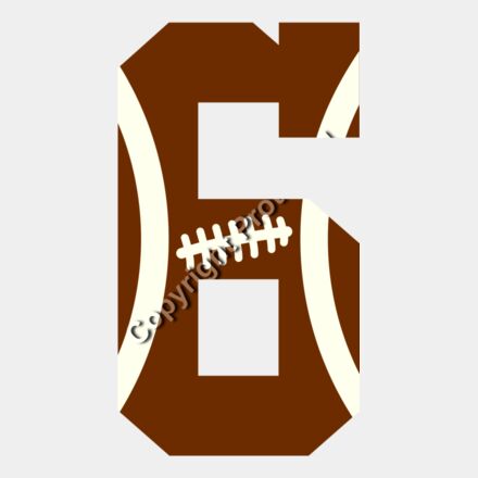 football numbers  7  Thumbnail