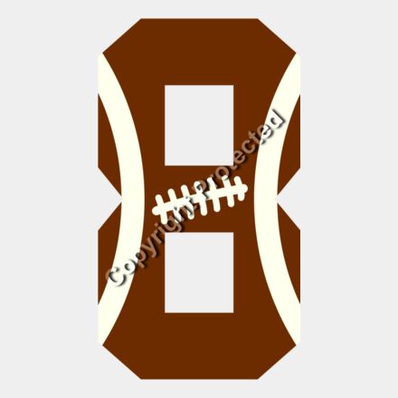 football numbers  9  Thumbnail