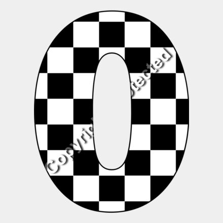 checkered numbers  1  Thumbnail