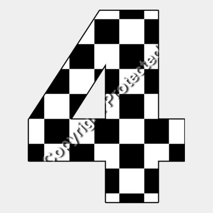 checkered numbers  5  Thumbnail