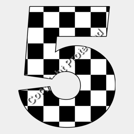 checkered numbers  6  Thumbnail