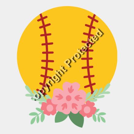 Basball and Flowers Thumbnail