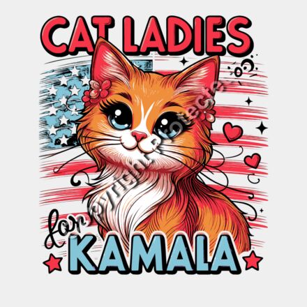 cat ladies kamala harris 2024 election artwork Thumbnail