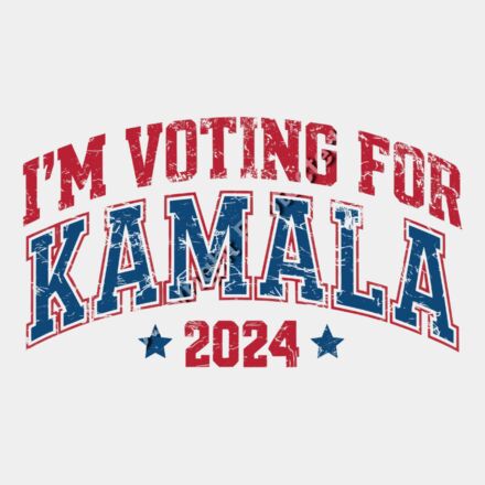 I m Voting for Kamala 2024 Election Support Graphic Thumbnail