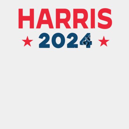 kamala harris 2024 campaign graphic red blue stars Thumbnail