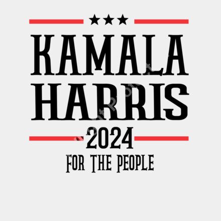 kamala harris 2024 campaign graphic red lines black background Thumbnail