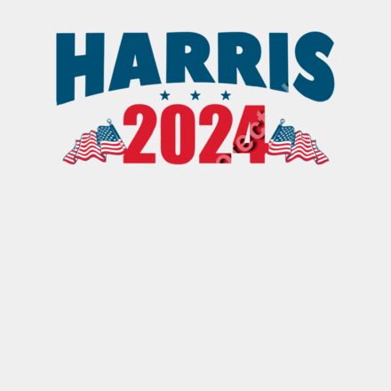 kamala harris 2024 campaign graphics american flags stars Thumbnail
