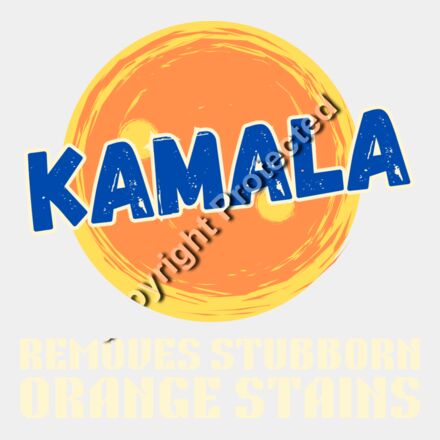 Kamala Harris 2024 campaign humorous orange stain remover graphic Thumbnail