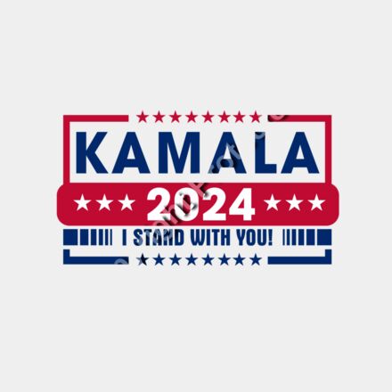 kamala harris 2024 campaign stand with you design Thumbnail