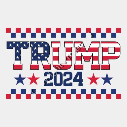 trump 2024 american flag patriotic themed design Thumbnail