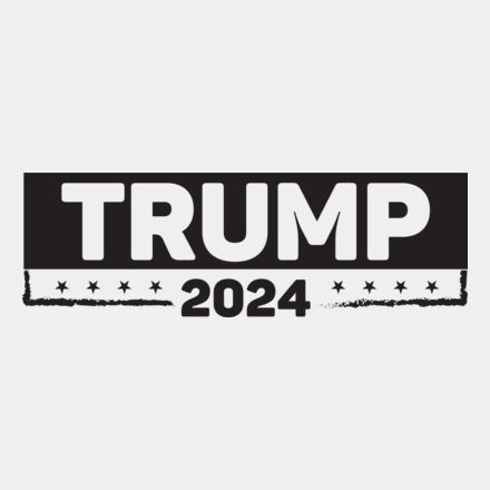 trump 2024 election campaign black white iconography Thumbnail