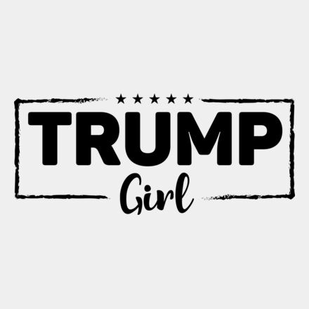 trump 2024 election campaign icon black and white svg Thumbnail