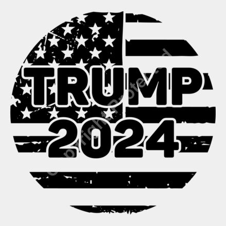 trump 2024 election campaign icon black background Thumbnail