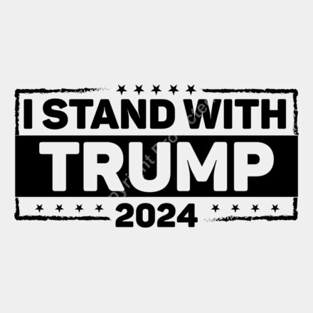 trump 2024 election campaign symbol black and white graphic Thumbnail