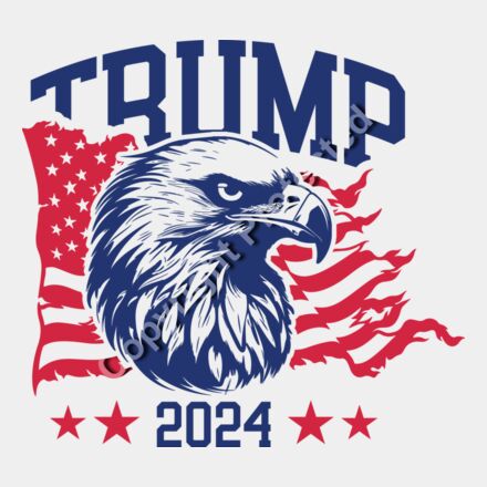 trump 2024 election eagle american flag design Thumbnail