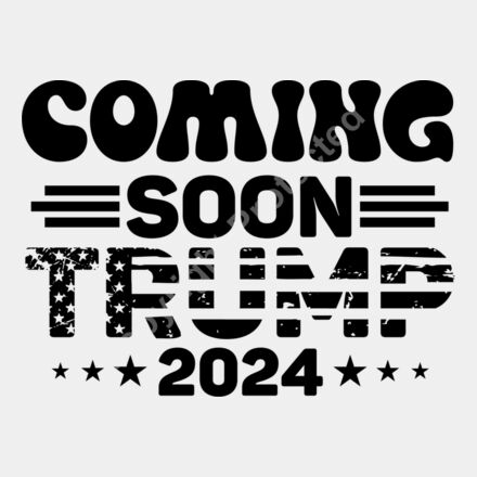 Trump 2024 election graphic with American flag elements and text design Thumbnail