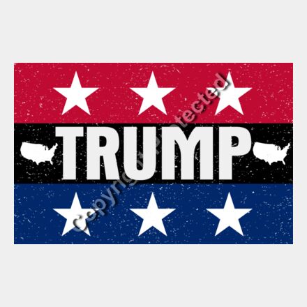 trump 2024 election patriotic stars stripes america themebanner design Thumbnail
