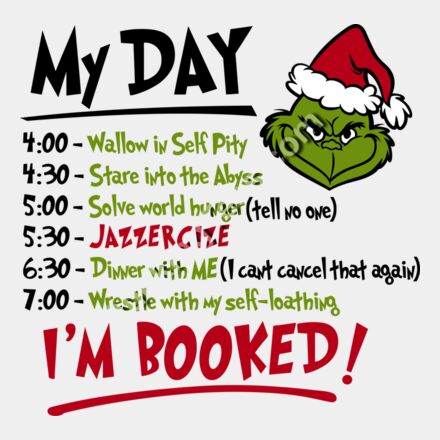 Grinch My Day Schedule Thumbnail