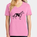 Women's Core Cotton V Neck Tee Thumbnail