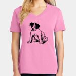 Women's Core Cotton V Neck Tee Thumbnail