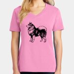 Women's Core Cotton V Neck Tee Thumbnail