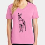 Women's Core Cotton V Neck Tee Thumbnail
