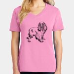 Women's Core Cotton V Neck Tee Thumbnail
