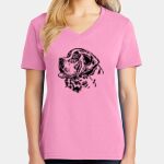 Women's Core Cotton V Neck Tee Thumbnail