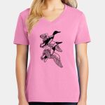 Women's Core Cotton V Neck Tee Thumbnail