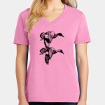 Women's Core Cotton V Neck Tee Thumbnail
