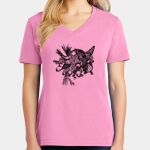 Women's Core Cotton V Neck Tee Thumbnail