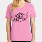 Women's Core Cotton V Neck Tee Thumbnail
