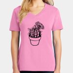 Women's Core Cotton V Neck Tee Thumbnail