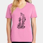 Women's Core Cotton V Neck Tee Thumbnail
