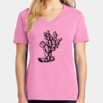 Women's Core Cotton V Neck Tee Thumbnail