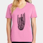 Women's Core Cotton V Neck Tee Thumbnail