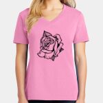 Women's Core Cotton V Neck Tee Thumbnail