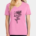 Women's Core Cotton V Neck Tee Thumbnail