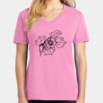Women's Core Cotton V Neck Tee Thumbnail