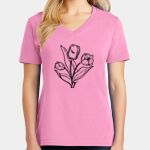 Women's Core Cotton V Neck Tee Thumbnail
