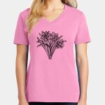 Women's Core Cotton V Neck Tee Thumbnail