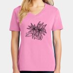 Women's Core Cotton V Neck Tee Thumbnail