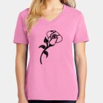 Women's Core Cotton V Neck Tee Thumbnail