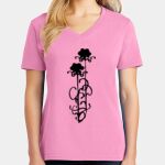 Women's Core Cotton V Neck Tee Thumbnail