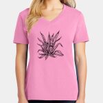 Women's Core Cotton V Neck Tee Thumbnail