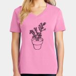 Women's Core Cotton V Neck Tee Thumbnail