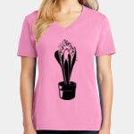 Women's Core Cotton V Neck Tee Thumbnail